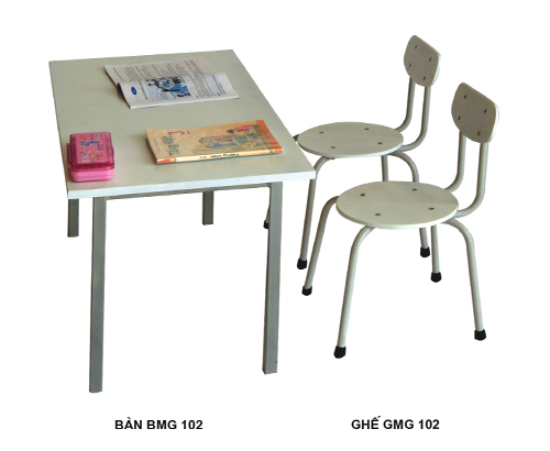 Chọn bàn ghế học sinh mẫu giáo an toàn
