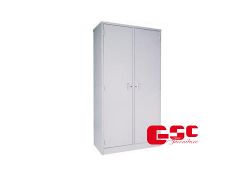 Tủ sắt 2 cánh màu ghi, kem&nbsp;CAT09K2T