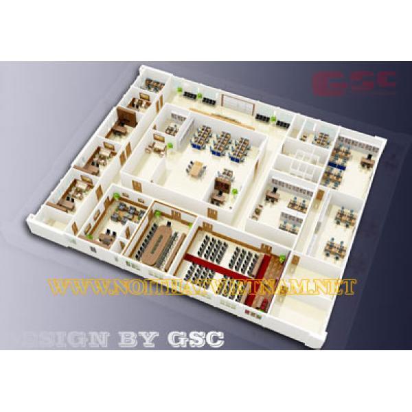Mô hình nội thất  văn phòng Cái Lân GSC-CLAN
