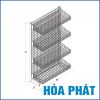 Giá siêu thị đôi, để hàng 2 mặt&nbsp;GST3-MT3