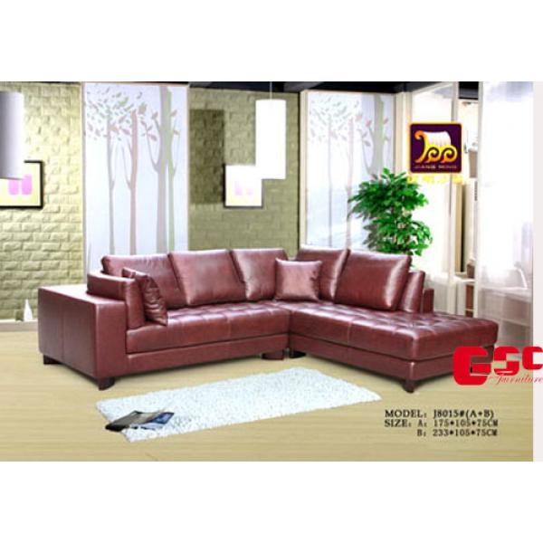 Sofa da màu nẫu sẫm, ghế 4 chỗ, chân gỗ SFG9