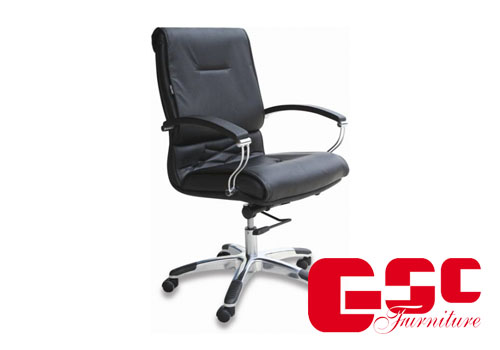 Ghế da lưng trung tay gỗ&nbsp;SG9700