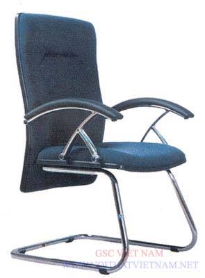Ghế họp da thật tay mạ bọc da&nbsp;SL360HM