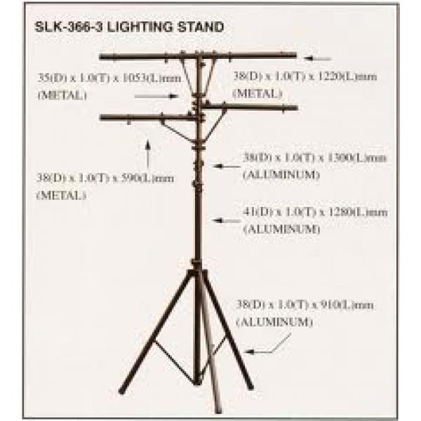 Chân đèn sân khấu 3 thanh SLK - 366-3 SLK - 366-3