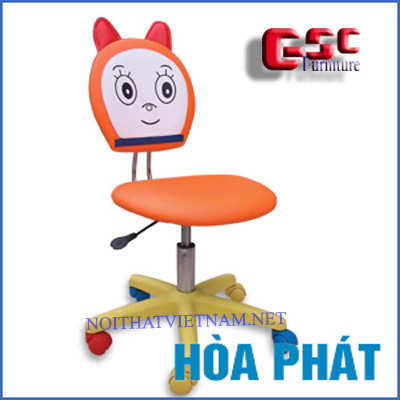 Ghế trẻ em đệm tựa bọc PVC in hình.&nbsp;TE07