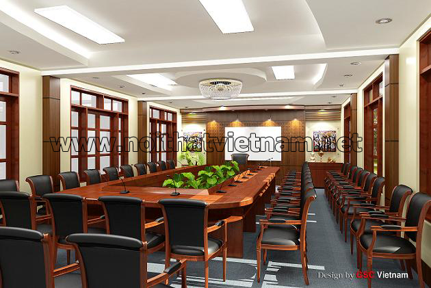 Phòng họp được thiết kế sang trọng, lịch sự
