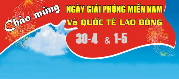 Thông báo lịch nghỉ lễ 30/4 - 1/5/2013