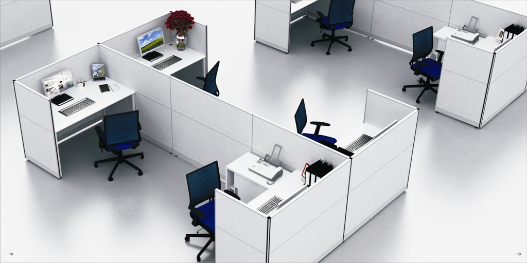 Vách ngăn và vai trò quan trọng trong thiết kế nội thất văn phòng