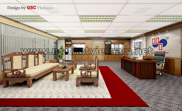 Thiết kế nội thất văn phòng tập đoàn Tân Phát